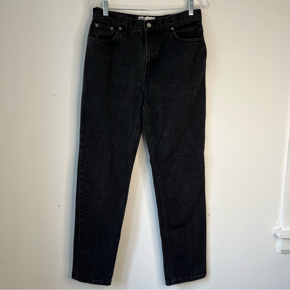 Vintage 90s Faded Glory Classic Fit Jeans in Faded Black Wash